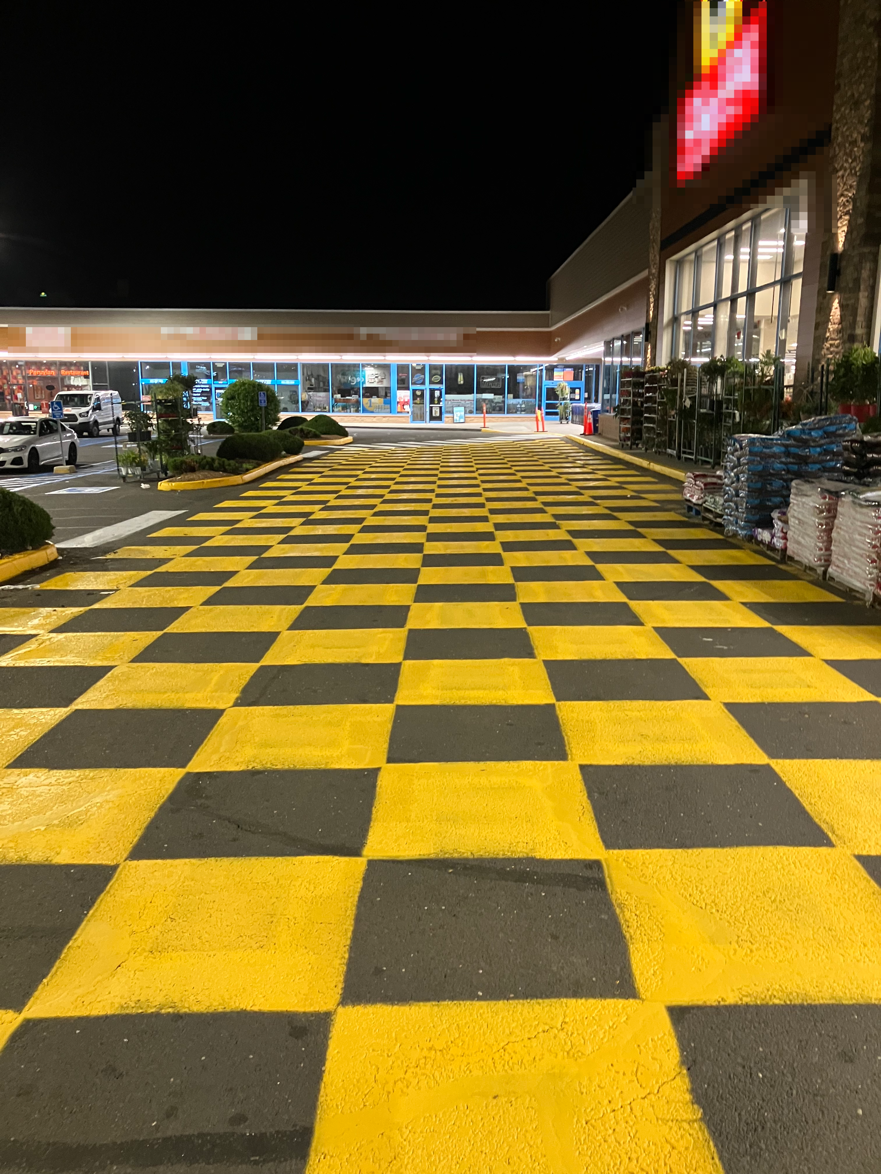 Commercial Lot 1 crosswalk after