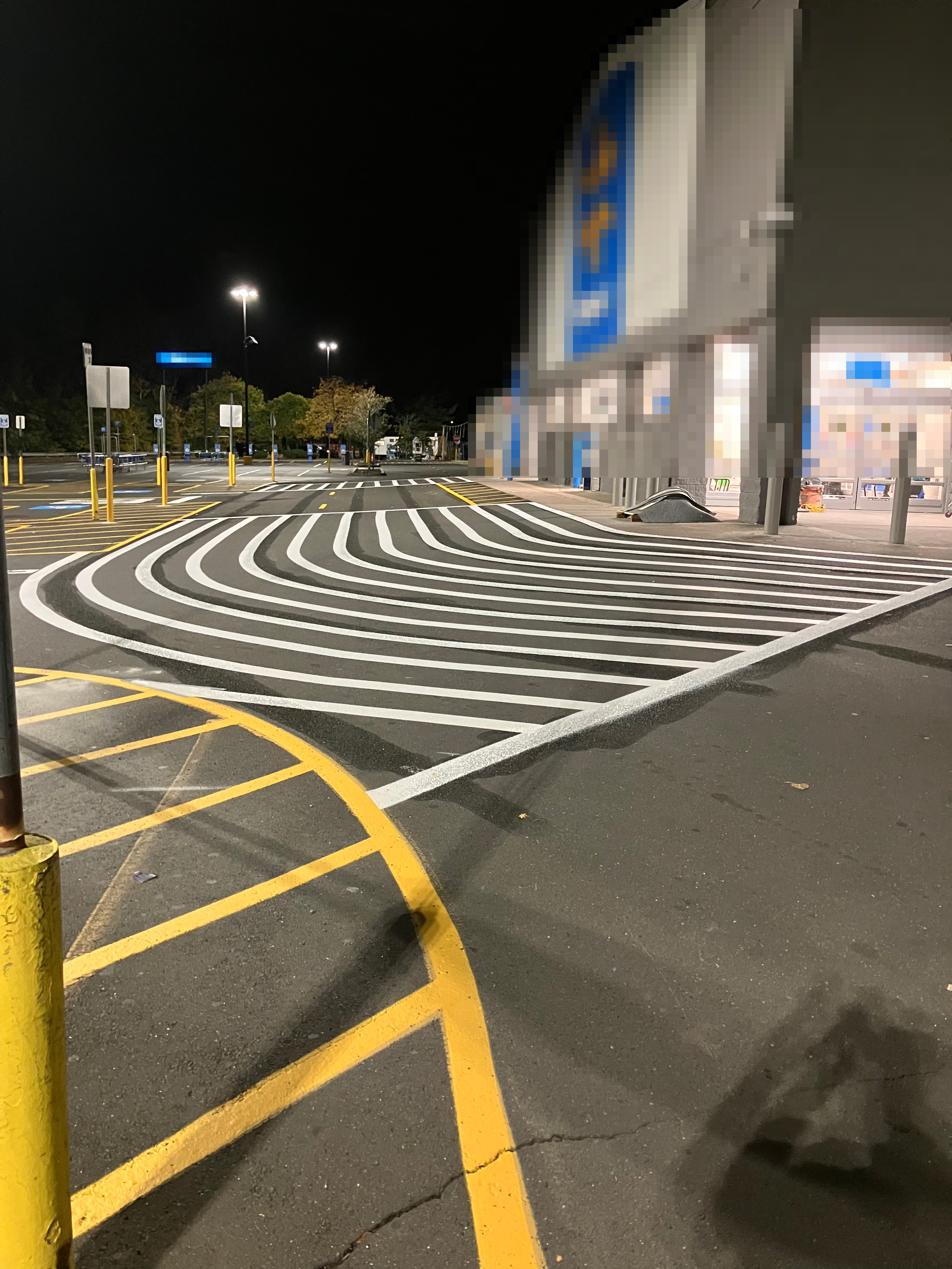 Commercial Lot 2 crosswalk after