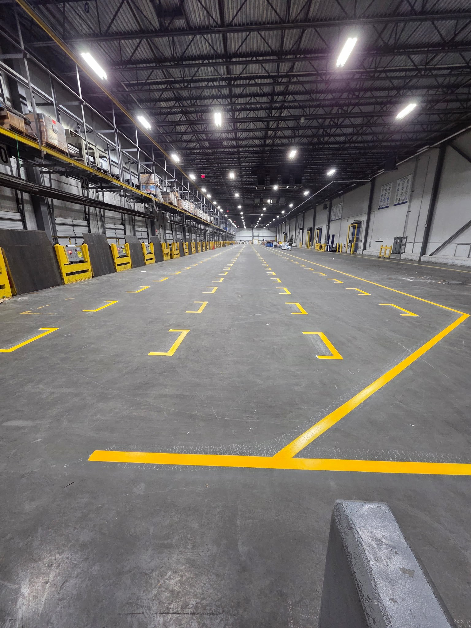 Warehouse markings